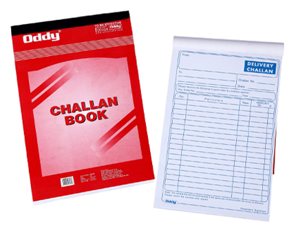 Challan Book Printing